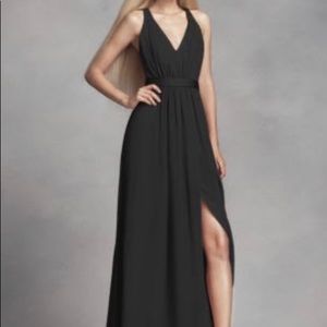 Davids Bridal size 12 black elegant dress